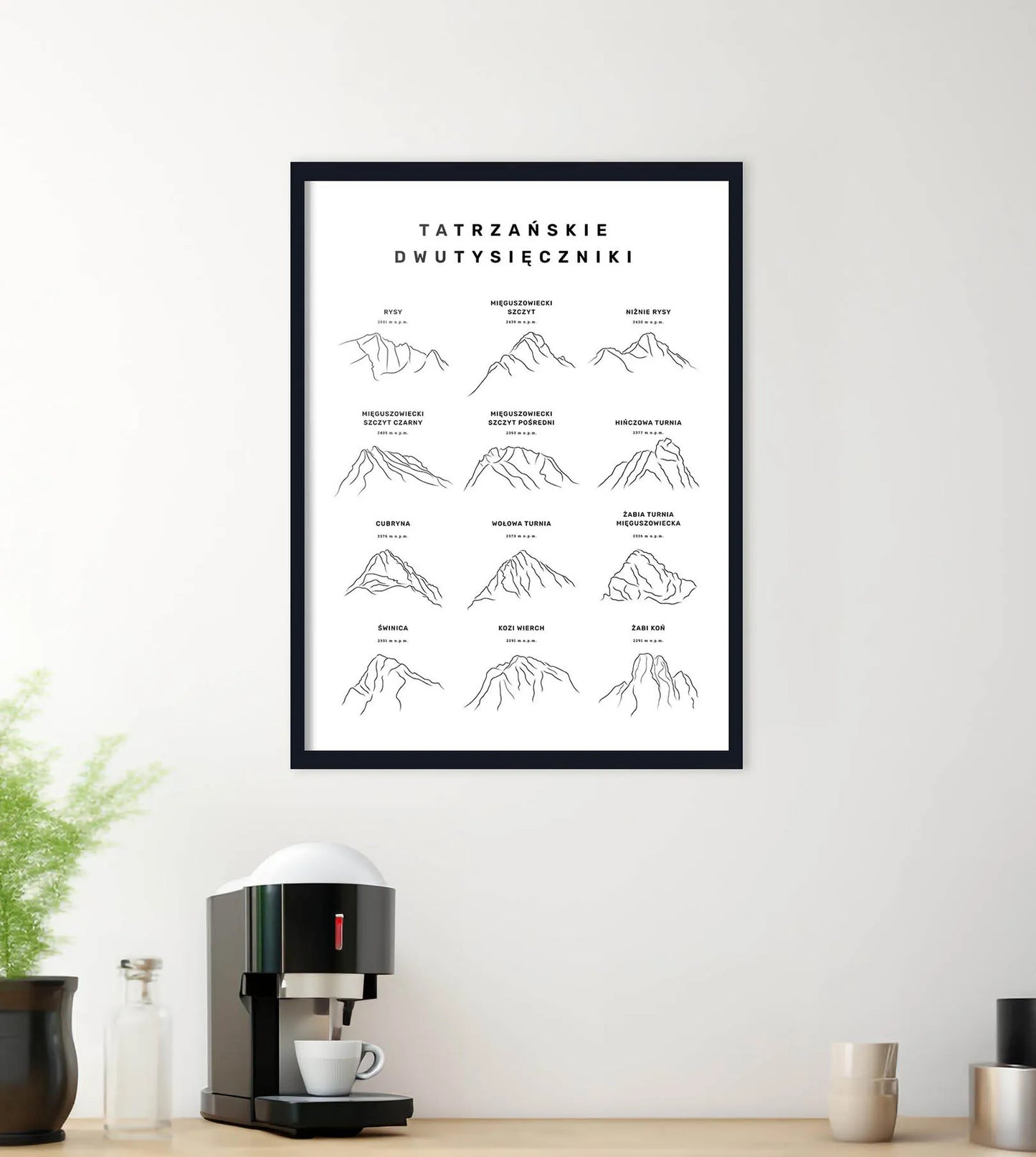 Plakat Tatrzańskie Dwutysięczniki